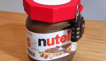 Замок Nutella - печать на месте Замок Nutella - печать на месте