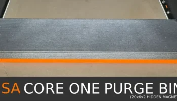 Prusa Core One Purge Bin (для магнитов 20x6x2 мм - скрыты...