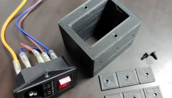 3-контактный модуль переключателя с входом IEC320 C14 и ... 2