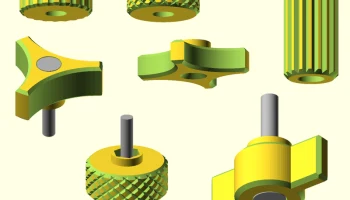 Проект универсальных ручек для техники (OpenSCAD) 1
