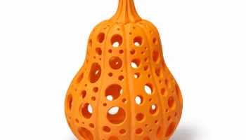 VORONOI BUTTERNUT PUMPKIN TEALIGHT / ДЕКОР НА ХЭЛЛОУИН /... 9