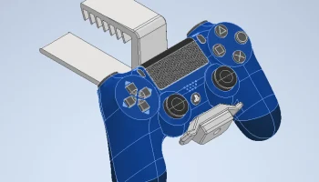 Держатель полки для контроллера DualShock 4.................