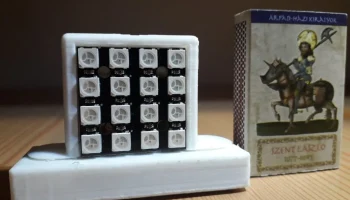 Часы WS2812 из спичечных коробков Часы WS2812 из спичечных коробков