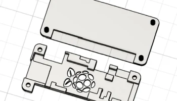 Тонкий корпус Raspberry Pi Zero W с вырезом для выводов 1