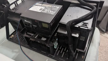 Полка ITX NAS сверхкороткой глубины 4U (около) 5