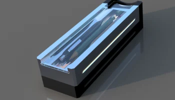 PENCIL BOX - Два уровня - Замок сдвижной крышки 4