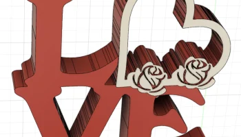 Vase LOVE 1