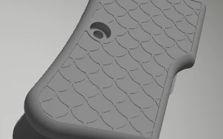 Рукоятка Beretta 950B(s) Mustela Plastico из рыбьей чешуи...