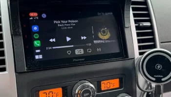 Nissan Frontier Radio Shade 1