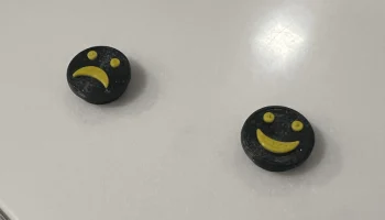 счастливый и грустный смайлик icone магнит на холодильник... 4