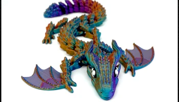 Glorious Wyvern - Шарнирный - Печать на месте - магнитный... 2