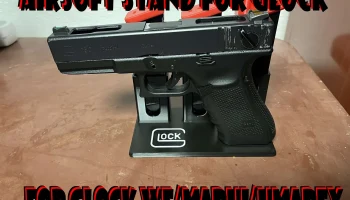 Подставка для страйкбола для Glock 17/18/19 и 3 магазинов