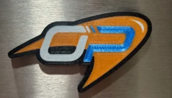 Магнит с логотипом Оскара Пиастри McLaren......