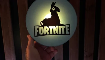 Fortnite Llama - Световой короб/настенное искусство - Бы... 5