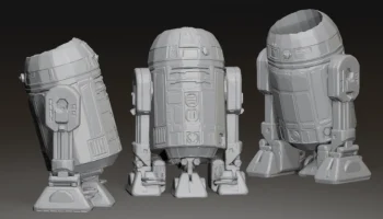 Полноразмерная ваза для цветов R2D2 "Звездные войны"......