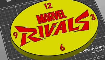 Marvel Rivals - циферблат с логотипом и встроенным корпу... 1