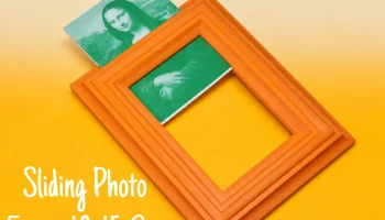 Выдвижная фоторамка для фотографий 10x15 см