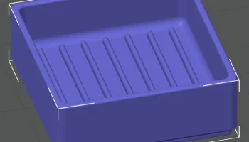 Очиститель рабочей пластины Gridfinity Tray без магнита...