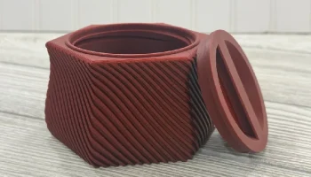 Контейнер HexWave - диагональные полосы...