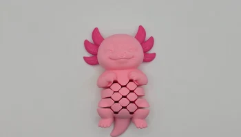 Брелок Cute Mesh Flexi Axlotl