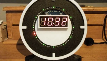 Корпус модуля вращающихся светодиодных часов DS1302 (мод... 1