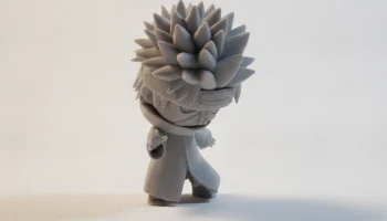 Chibi Gon Freecss From Hunter X Hunter с фигуркой удочки... 1