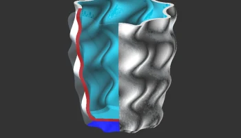 Ваза Ripple Wave 1
