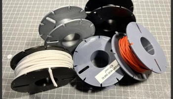 Разборные катушки для хранения провода, шнура, тесьмы 0