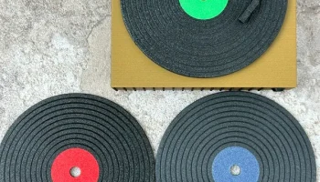 Подставка для виниловых пластинок + набор для демонстрации 8