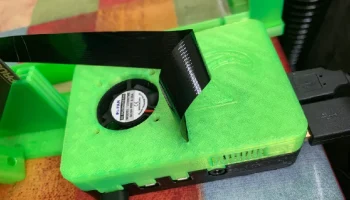 Чехол для Raspberry Pi 4 B со слотом для камеры и вентил... 1
