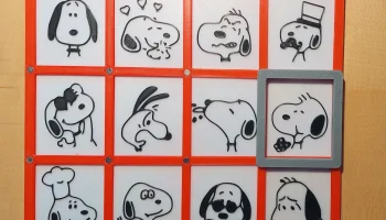 Магнитная доска для эмоций Snoopy - покажите свое настрое...