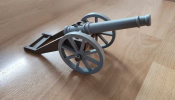 Модель полевой пушки 3