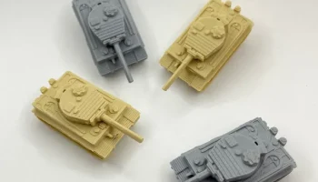 Танк Mini Tiger 1 в масштабе 1/200 от L3D PrintLab 4