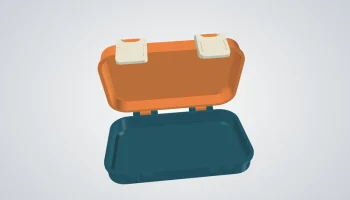 Параметрический ящик для хранения с защелками - FreeCAD ... 2