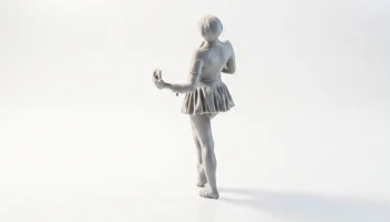Фигурка девушки-селфи, женский персонаж, 3D-печать 4