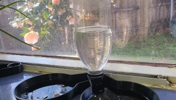 Блюдо для растений с самополивом (двойное)