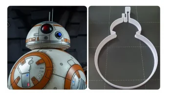BB8 Формочка для печенья (АДАПТИВНЫЙ РАЗМЕР) BB8 Формочка для печенья (АДАПТИВНЫЙ РАЗМЕР)