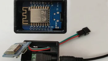 Мини-футляр Wemos D1 с разъемом питания