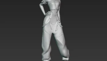 Zoey_singer_group_band_Kpop_demon Hunters_huntrix_3d_stl... 1