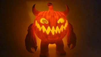 Держатель светодиодной чайной свечи Jack-o-Lantern Monster 8