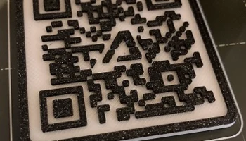 3D QR веб-ссылка с магнитом
