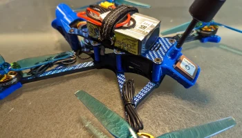 Антенна AOS UL5 O3 и GPS-крепление Matek M10-5883...