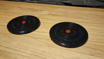 Kinderk&uuml;che Herdplatte mit rotem Punkt 1