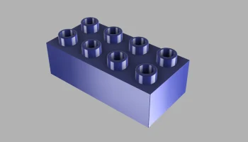 [Обновлено] Строительный блок 2x4, совместимый с Duplo -...