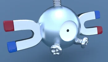 ℗081 Магнит на холодильник Magnemite 3D печать...... 1