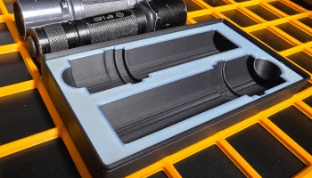 Модуль Gridfinity 2x4x3U для двух фонарей Surefire 6P 1