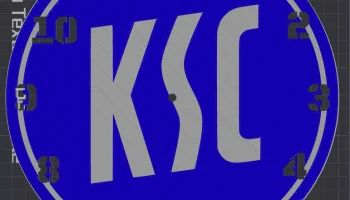 KSC Karlsruher SC Часы Настенные часы Часы