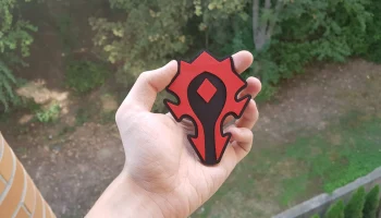 Магнит с логотипом World of Warcraft Horde 1