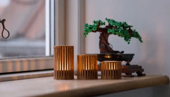 Разрушенные римские подсвечники для чайных свечей 1