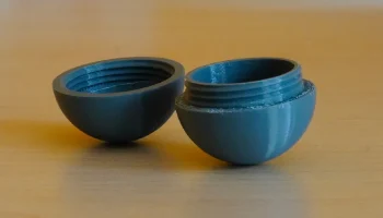 Сфера с резьбой - шар для рисования на 3D-принтере - сфер... 1